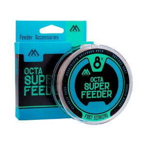 Plecionka Mikado Octa Super Feeder tonąca - Brązowa  0,12mm / 300m / 9,10kg  *Z48-012*   