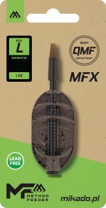 Koszyk Mikado Method Feeder MFX / QMF / 15 g / roz. L / *AMFX-QMF-1L-15B* 