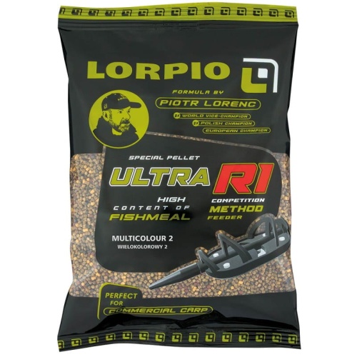 Pellet Lorpio Ultra R1 Multicolour / 2,0 mm / 700 g / *DD-LO602* sklep wędkarski makarfish1