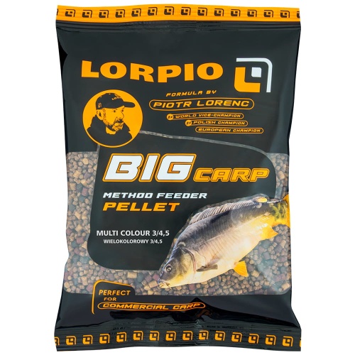 Pellet Lorpio Big Carp Multicolour / mix 3,0 + 4,5 mm / 700 g / *DD-LO622* sklep wędkarski makarfish 1