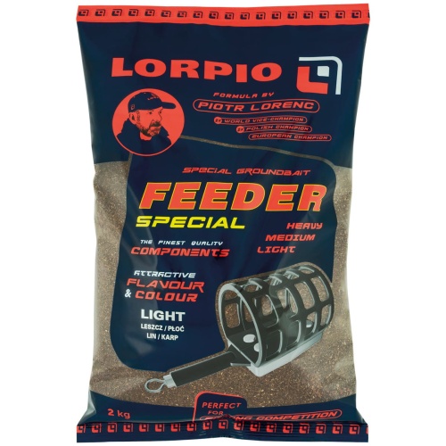 Zanęta Lorpio Feeder Special LIGHT / 2 kg / wody stojące / *ZA-LO417* sklep wędkarski Makarfish 1