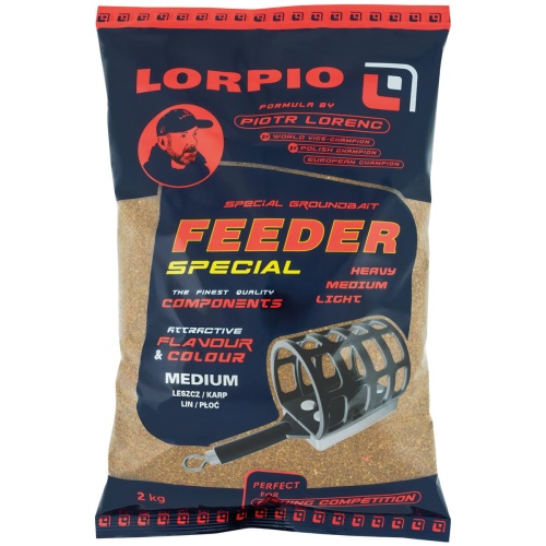 Zanęta Lorpio Feeder Special MEDIUM / 2 kg / średni uciąg / *ZA-LO416* sklep wędkarski Makarfish 1
