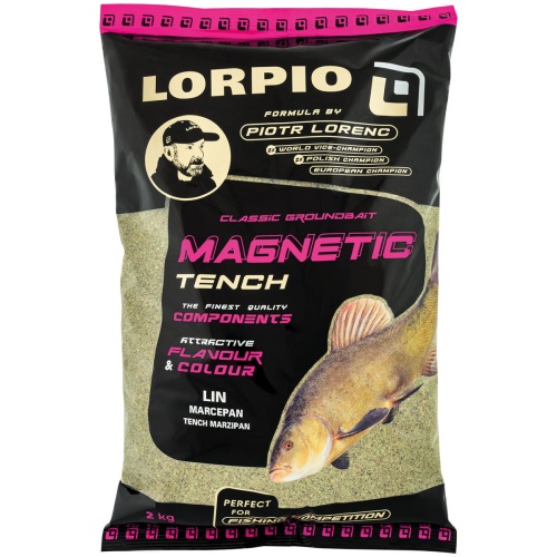 Zanęta Lorpio Magnetic / Tench - Lin - Marcepan / 2 kg / *ZA-LO432* sklep wędkarski Makarfish 1