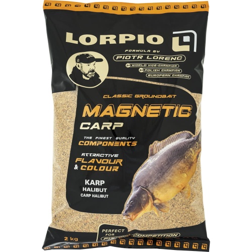 Zanęta Lorpio Magnetic : Carp Halibut - Karp Halibut : 2 kg : *ZA-LO426* sklep wędkarski makarfish 1