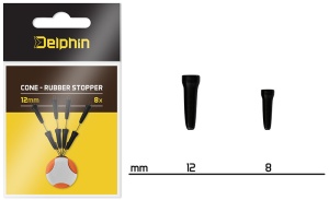 Stopery gumowe Delphin Cone Stoppers / 12 mm / 8 szt / *101004423*
