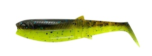 Przynęta gumowa Savage Gear Cannibal Shad / 10 cm / 9 g / Chartreuse Pumpkin / *77106*