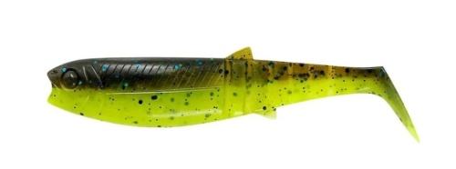 Przynęta gumowa Savage Gear Cannibal Shad / 10 cm / 9 g / Chartreuse Pumpkin / *77106* sklep wędkarski Makarfish