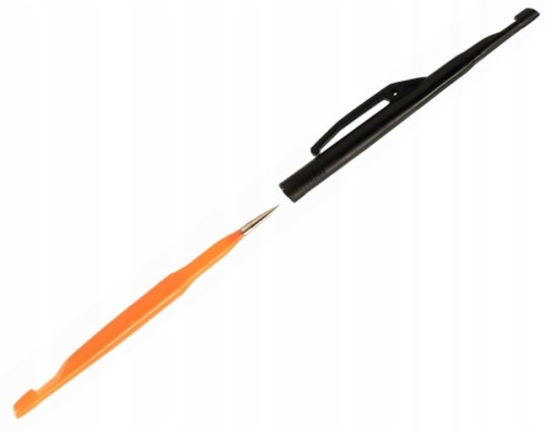 Wypychacz podwójny z igłą Jaxon (17cm ) / czarno-pomarańczowy / *AC-PC190* sklep wędkarski makarfish 1