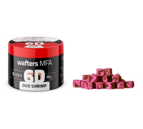 Match Pro 6D MFA Wafters / 8 X 8 mm / Krewetka / 20 g / *978802* sklep wędkarski makarfish