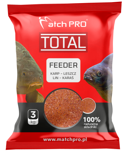 Zanęta Total Feeder Match Pro / 3 kg / Karp, Leszcz, Lin, Karaś / *960960* sklep wędkarski makarfish