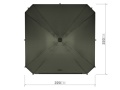 Parasol z panelem bocznym Delphin DualiX STABIL / 2,20 x 2,20 m / *101005903* sklep wędkarski Makarfish 5
