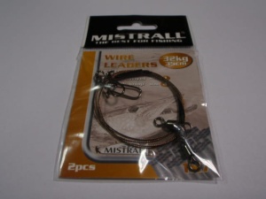 Przypon stalowy Mistrall 1x7/ 45cm / 32kg / 2szt /*AM-6310020*