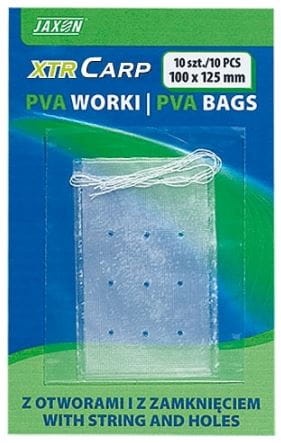 Worki PVA XTR Carp Jaxon / ze sznurkiem i otworami / 70 x 200 mm / 10 szt / *LC-PVA055* sklep wędkarski makarfish