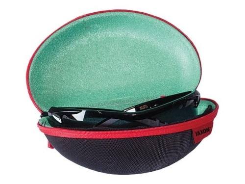 Sztywne etui ochronne na okulary Jaxon /czarne / *AK-OKX100A* sklep wędkarski makarfish 