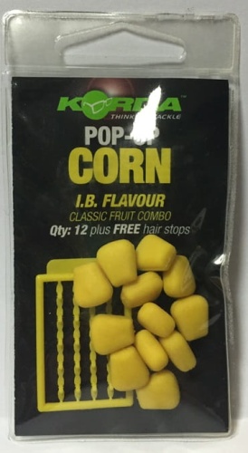 Sztuczna kukurydza pływająca Korda  I.B. Flavor  małe 12szt. + stoperki  makarfish.jpg