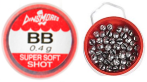 Ciężarki, śruciny Dinsmores / No. BB - 0,4 g / 25g op /  *CD-ZNBB*