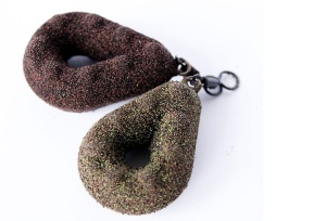 Ciężarek karpiowy z krętlikiem podkowa brązowy 70g