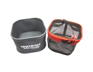 Torba, pojemnik Mistrall EVA MF z siatką do pelletu / 18 x 18 x 10 cm / *AM-6009630*