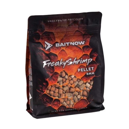 Pellet Method Feeder BaitNow / Freaky Shrimp / 8 mm / 800 g / *BNP0012* sklep wędkarski Makarfish 1