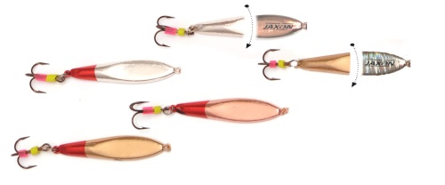 Blaszki, błystki podlodowe Jaxon BP-JDC / 4 g / mix kolorów / 5 szt / *BP-JDC04MIX* sklep wędkarski makarfish 1