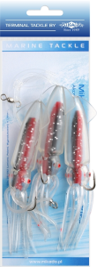 Przywieszka morska Mikado Squid Rig 12cm hak 3x6/0 *LS-C167*