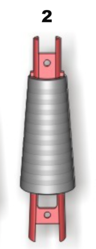 Korek do gumy Stonfo : Combi : No 2 : rozmiar 13 - 17 mm : *S367-2* sklep wędkarski makarfish.png