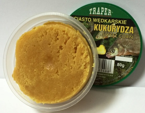 Ciasto proteinowe na haczyk Traper  Kukurydza  80 g  17016 makarfish.jpg