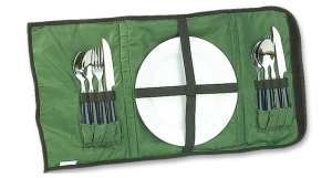 Zestaw prowiantowy, sztućce i talerze Jaxon Pro Carp / 2 komplety / *UJ-PCB011*