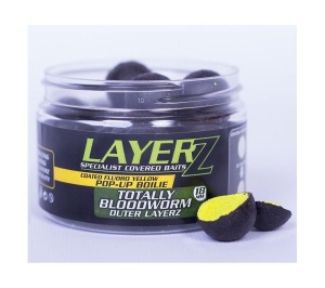 Kulki Star Baits LAYERZ Coated Bloodworm POP-UP Fluo Yellow 14mm 60g WYPRZEDAŻ 