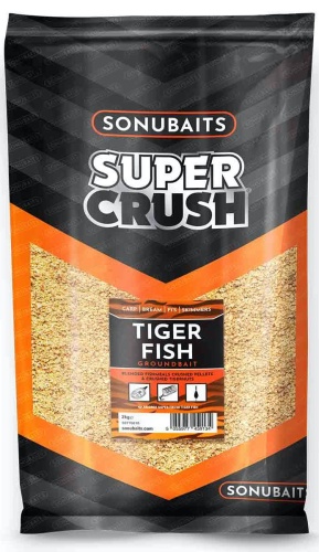 Zanęta Sonubaits Supercrush / Tiger &amp; Fish / 2 kg / *S0770010* sklep wędkarski makarfish