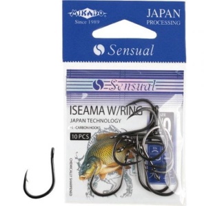 Haczyki Mikado Sensual Iseama W/Ring Nr 6 BN 10 szt.