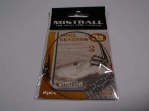 Przypon stalowy Mistrall 1x7 / 30cm / 7kg / 2szt /*AM-6310003*