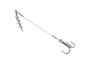 Przypon, dozbrojka z wkrętką Jaxon Sumato Spiral X1 / jedna kotwica - No 1/0 / 15 kg / 12 cm / *AJ-PAH12* sklep wędkarski makarfish 1 
