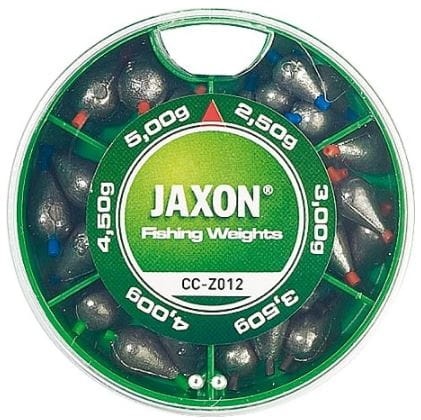 Zestaw ciężarków Jaxon / łezki z igielitem / 2,5 g - 5,0 g / *CC-Z012* sklep wędkarski makarfish
