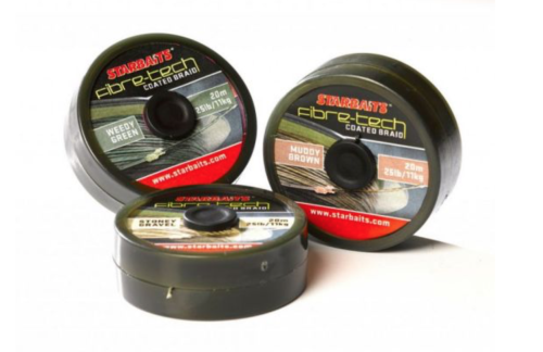 Plecionka w otulinie Star Baits Fibre-Tec / Muddy Brown / 25 lb / 20 m / *02523* sklep wędkarski makarfish