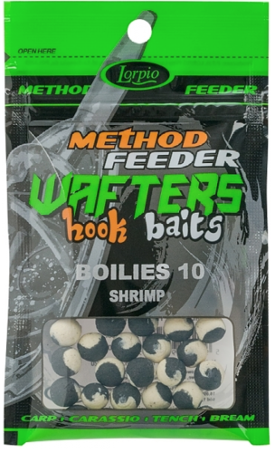 Kulki proteinowe  Lorpio Hook Baits : Wafters - neutralne : Shrimp - Krewetka : 10 mm : 15 g : *DD-007-001*  sklep wędkarski makarfish.png