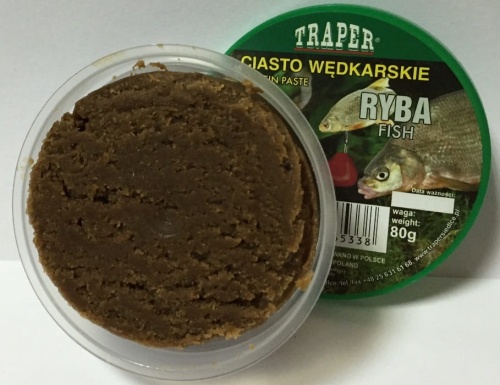 Ciasto proteinowe na haczyk Traper  Ryba  80 g  17017 makarfish.jpg