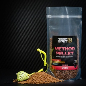 Pellet Feeder Bait / Spice - Chili / 4 mm / 800 g / *FB12-20*