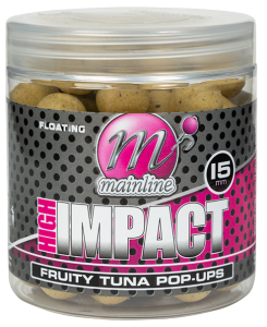 Kulki proteinowe Mainline High Impact Pop Ups / Fruity Tuna / ∅ 15 mm / 250 ml / *M23125*