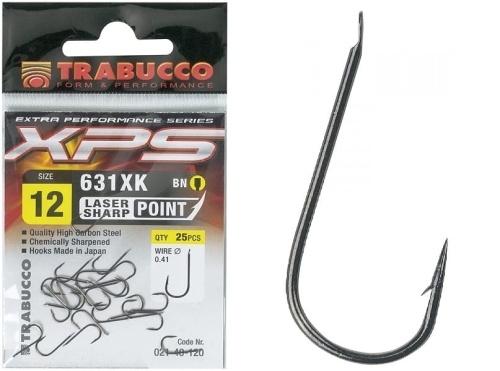 Haczyki Trabucco XPS / 631 XK / No 12 / 25 szt / *021-40-120* sklep wędkarski Makarfish