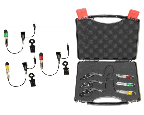 Zestaw Hangerów MAD / NXT Illuminated Hanger Set 3 + 1 / R ,G , Y/ *52394* sklep wędkarski Makarfish