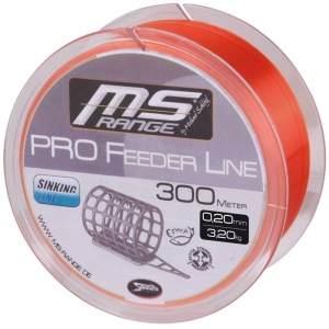 Żyłka MS Range Pro Feeder Line / 0,22 mm / 300 m / 4,09 kg / pomarańczowa / *1406122*