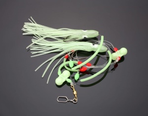 Zestaw morski, przywieszka Mikado Wolffish System Fluo/LNQ-SR03/