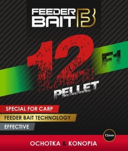 Pellet Feeder Bait / F1 - Ochotka & Konopie / 12 mm / 800 g / *FB22-1*