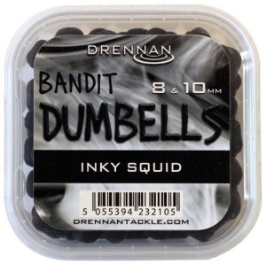 Pellet Drennan Bandit Dumbells / 8 & 10 mm / Inky Squid / *TBBD810IS*