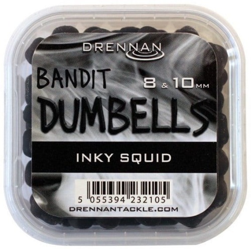 Pellet Drennan Bandit Dumbells / 8 &amp; 10 mm / Inky Squid / *TBBD810IS* sklep wędkarski makarfish 1