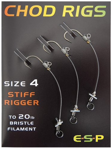 Zestaw przyponowy ESP Chod Rigs / No 5 / 20 lbs / 3 szt. / *65-274-005* sklep wędkarski makarfish 1 