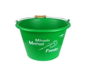 Wiadro z uchwytem Mikado Method Feeder / 17 litów / *UABW-17-GREEN* sklep wędkarski makarfish
