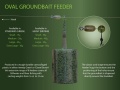 Koszyk zanętowy Drennan Oval Groundbait Feeder / Zielony / XL - 30 g / *69-322-004G* sklep wędkarski makarfish 2