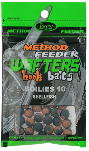 Kulki proteinowe  Lorpio Hook Baits : Wafters - neutralne : Shellfish - Skorupiak : 10 mm : 15 g : *DD-007-004* sklep wędkarski makarfish.png